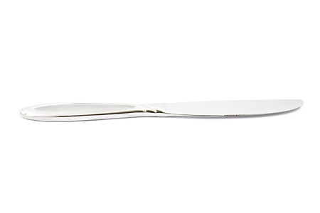 isolated knife on white background with clipping pathの写真素材
