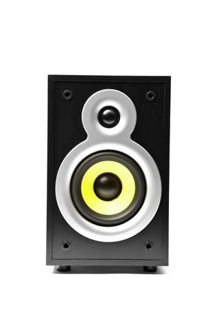 Speaker, isolated on whiteの写真素材