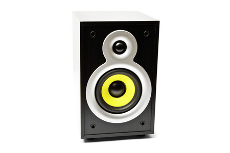 Speaker, isolated on whiteの写真素材