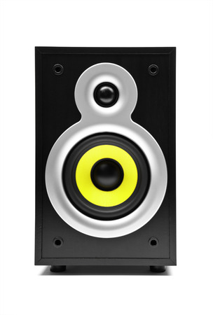 Speaker, isolated on whiteの写真素材