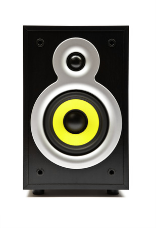Speaker, isolated on whiteの写真素材
