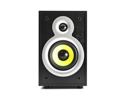Speaker, isolated on whiteの写真素材