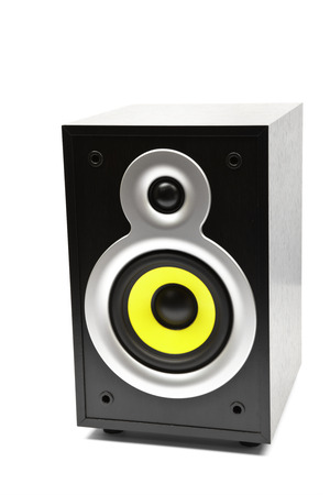 Speaker, isolated on whiteの写真素材
