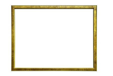Golden Picture Frameの写真素材