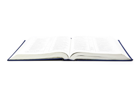 book isolated on the whiteの写真素材