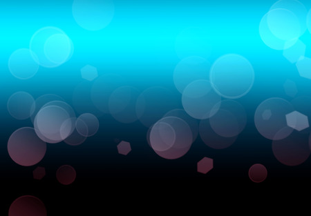 bokeh lights as background on blackの写真素材