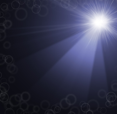 illustration of concert spot lighting over dark backgroundの写真素材