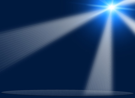 concert lighting against a dark background ilustrationの写真素材