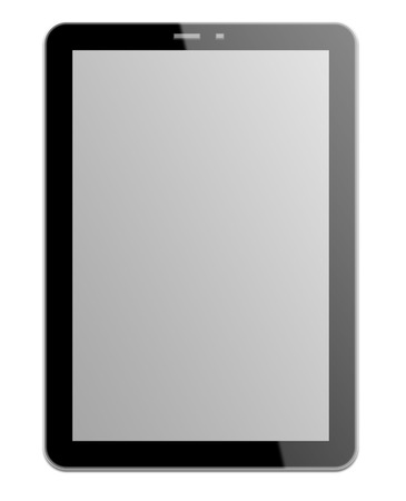Black tabletの写真素材