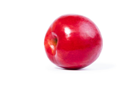 Red apples in the basketの写真素材