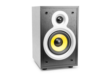 Speaker, isolated on whiteの写真素材