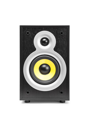 Speaker, isolated on whiteの写真素材