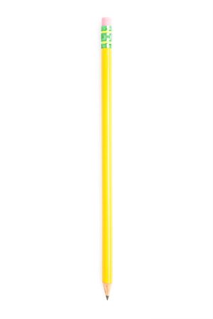 Pencil isolated on pure white backgroundの写真素材