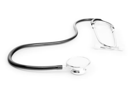 stethoscope on a white backgroundの写真素材