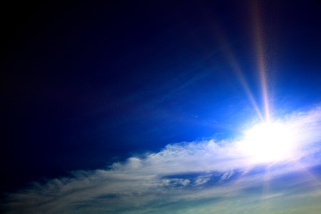 light sky in summer weatherの写真素材