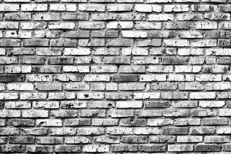 Old grunge brick wall backgroundの写真素材