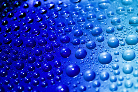 Water drops on abstract background