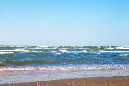 Blue sky sun and sea