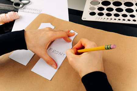 women designer creating new design.の写真素材