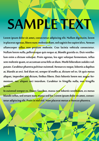 Abstract Brochure Designのイラスト素材