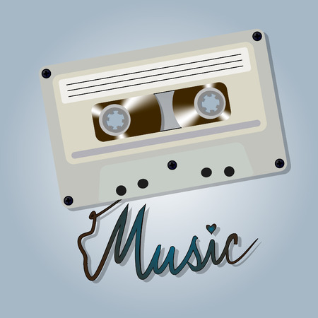 Cassette tapeのイラスト素材