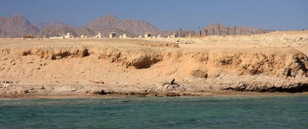 New resort under construction in Red Sea - Egyptの写真素材