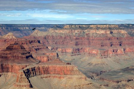 View of the Grand Canyon from Mohave Point の写真素材