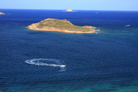 Speedboat racingの写真素材