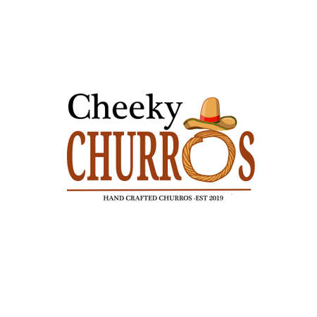 Churros Hand drawn  templateのイラスト素材