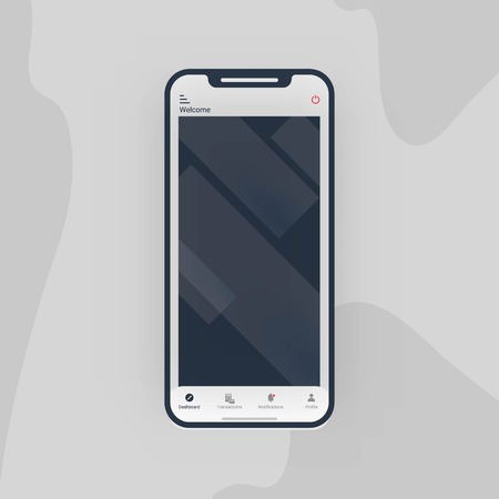 smartphone logo design vectorのイラスト素材