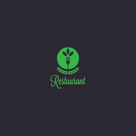restaurant logo icon - vectorのイラスト素材