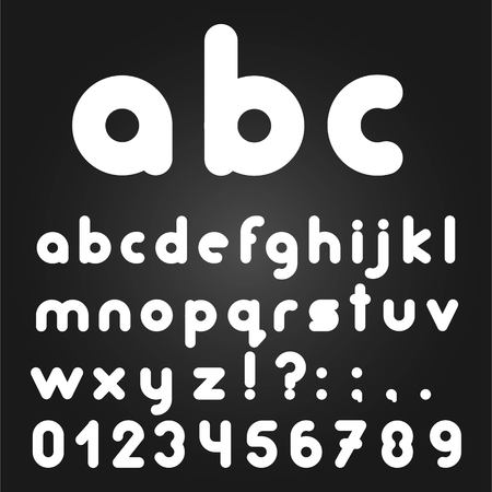 modern and creative alphabet collection with negative space - logo design vectorのイラスト素材
