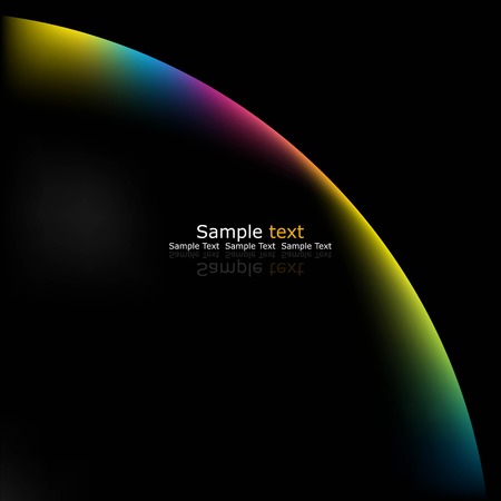 abstract background horizon concept - logo design vectorのイラスト素材