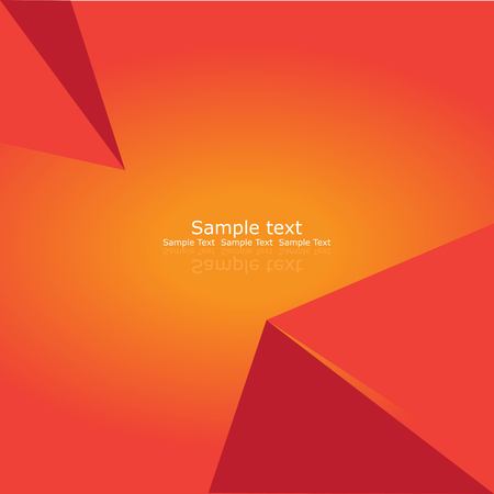 abstract red background with triangle and light  for your businessのイラスト素材