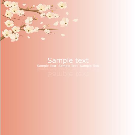 modern and creative flower background isolated on red purposeのイラスト素材