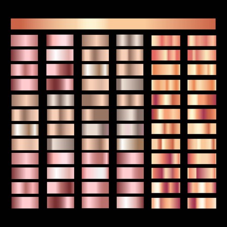 mega set of color gradient logo design vectorのイラスト素材