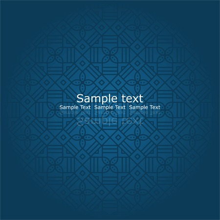 blue ornament background - logo design vectorのイラスト素材