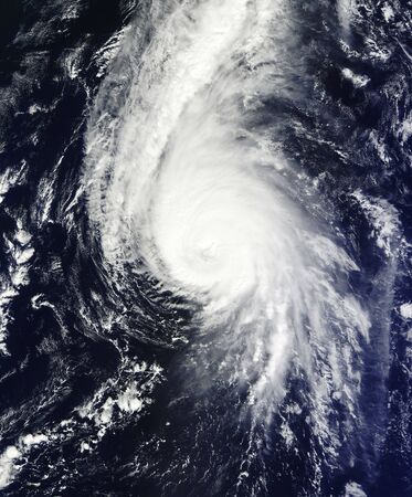 Hurricane Gonzalo's northern quadrant over Bermuda.