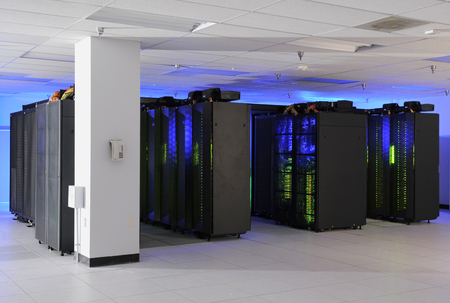 The heart of the NASA Center for Climate Simulation (NCCS) is the âDiscoverâ supercomputer. This image furnished by NASAのeditorial素材