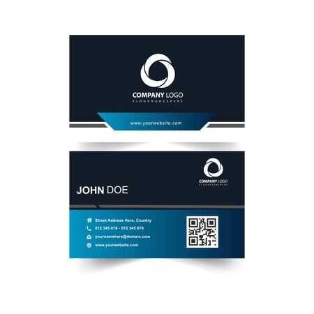 modern business card design vector templateのイラスト素材
