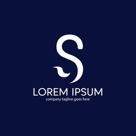 business letter S logo design vectorのイラスト素材