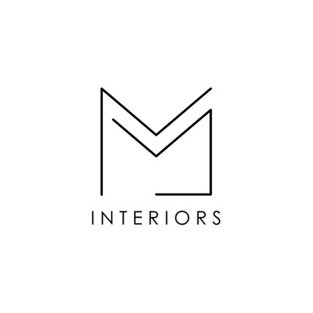 business modern and creative M letter logo design vector colouredのイラスト素材