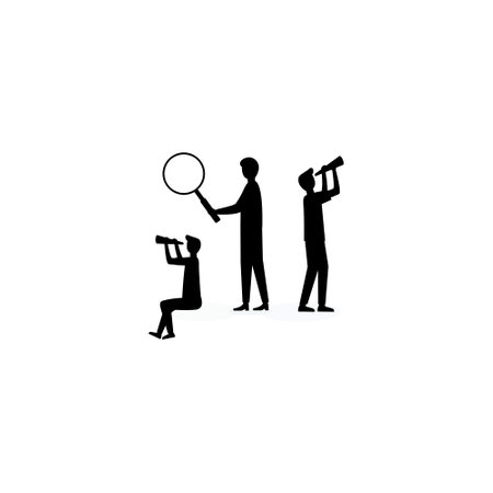 business finance and marketing background - logo design vector templateのイラスト素材