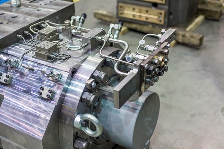 equipment for Metalworking production blurred image daylight