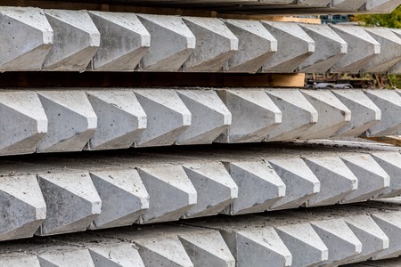 Plant of reinforced concrete structures reinforced concrete pilesの写真素材