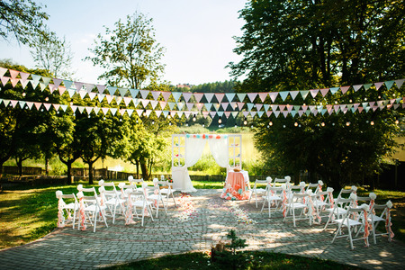 The wedding ceremonyの写真素材