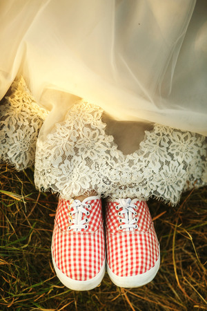 The shoes by brideの写真素材