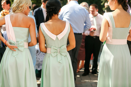 The bridesmaidsの写真素材