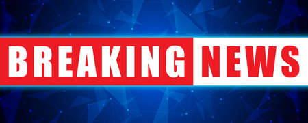 Vector abstract background for breaking news. Modern media information concept.のイラスト素材