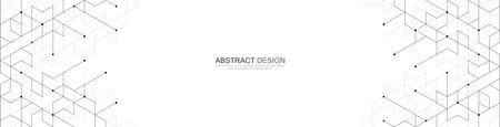 Creative idea of modern design with abstract geometric background. Minimalistic vector texture with polygonal pattern for banner design or headerのイラスト素材